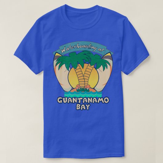 Wasserbeförderung in der Bucht von Guantanamo 1 T-Shirt (Design vorne)
