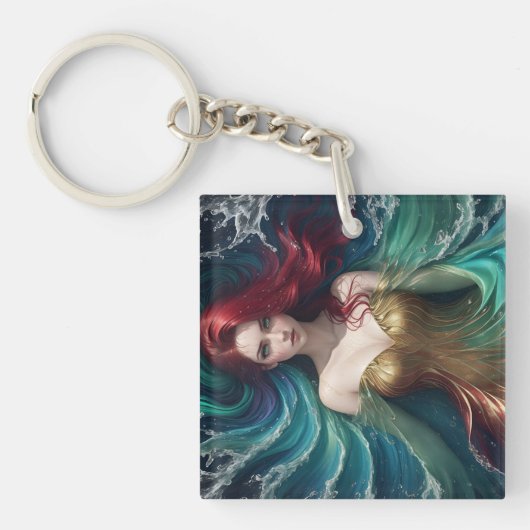 Wasserbett Schlüsselanhänger (Vorderseite)