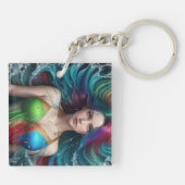 Wasserbett Schlüsselanhänger (Rückseite)