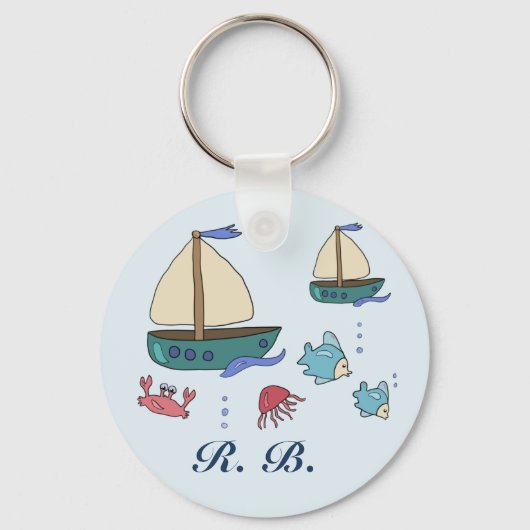 Wasserbild persönlich schlüsselanhänger (Vorderseite)