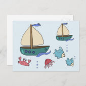 Wasserbild Postkarte (Vorne/Hinten)