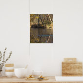 Wasserbild-Reflektionsplatz Poster (Küche)