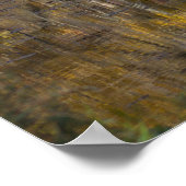 Wasserbild-Reflektionsplatz Poster (Ecke)