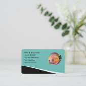 Wasserbiologe Discus Fisch Visitenkarte (Stehend Vorderseite)