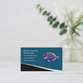 Wasserbiologe Visitenkarte (Stehend Vorderseite)