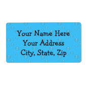 Wasserblasen blau (Vorne)