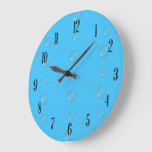 Wasserblasen Blaue Uhr (Winkel)