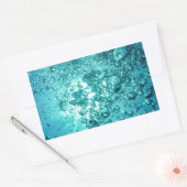 Wasserblasen Rechteckiger Aufkleber (Umschlag)