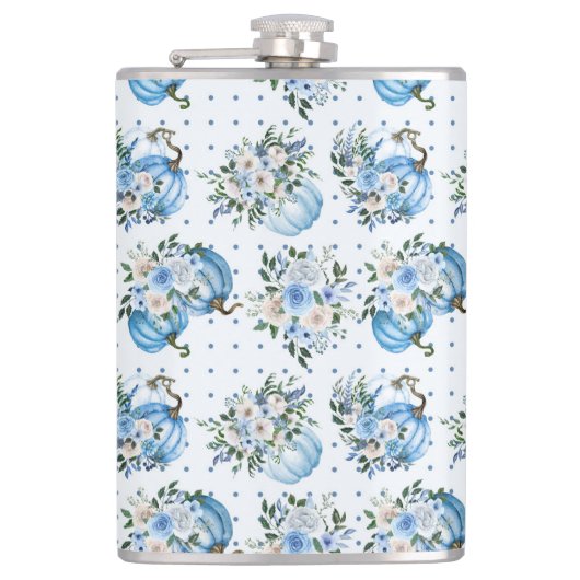 WASSERBLAUE FALL PUMPKINS & AUTUMN BLUME FLACHMANN (Vorderseite)