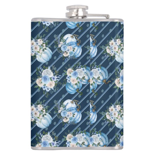 WASSERBLAUE FALL PUMPKINS & AUTUMN BLUME FLACHMANN (Rückseite)