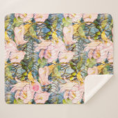 Wasserblumen sherpadecke (Vorderseite (Horizontal))