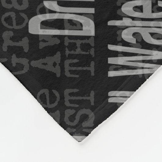 Wasserbohrer Fleecedecke (Ecke)