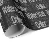 Wasserbohrer Geschenkpapier (Rolleneckpunkt)