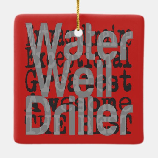 Wasserbohrer Keramikornament (Rückseite)