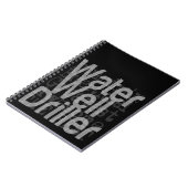 Wasserbohrer Notizblock (Linke Seite)