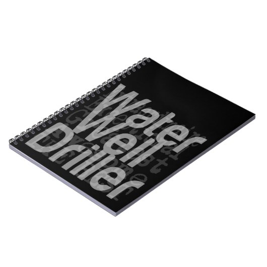 Wasserbohrer Notizblock (Linke Seite)