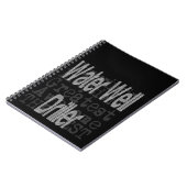 Wasserbohrer Notizblock (Linke Seite)