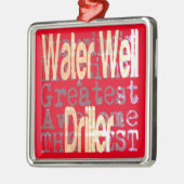 Wasserbohrer Ornament Aus Metall (Links)