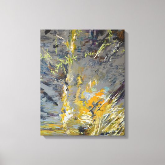 Wasserboot Leinwanddruck (Vorderseite)