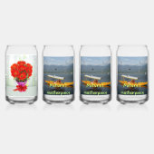 Wasserbrille Dosenglas (Vorderseite)