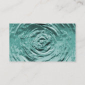 Wasserbruch Aquamarin Visitenkarte (Rückseite)