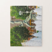 Wasserbrunnen olympischer Läufer Saint Louis Puzzle (Vertikal)