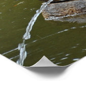 Wasserbrunnen Poster (Ecke)