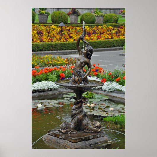 Wasserbrunnen Poster (Vorne)