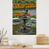 Wasserbrunnen Poster (Küche)