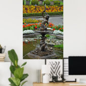 Wasserbrunnen Poster (Heimbüro)