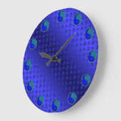 Wasserbüffel Große Wanduhr (Winkel)