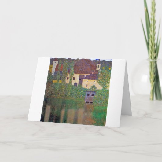 Wasserburg, Gustav Klimt Karte (Vorderseite)