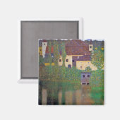 Wasserburg, Gustav Klimt Magnet (Vorderseite/Rückseite)