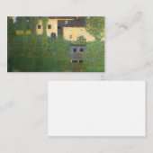 Wasserburg - Gustav Klimt Visitenkarte (Vorne/Hinten)