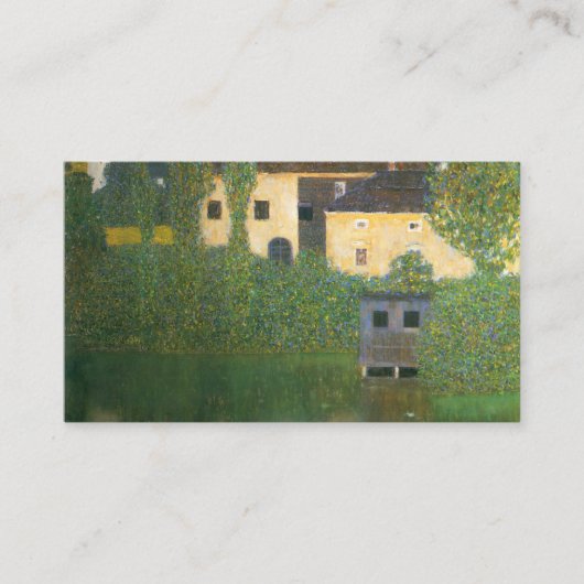 Wasserburg - Gustav Klimt Visitenkarte (Vorderseite)
