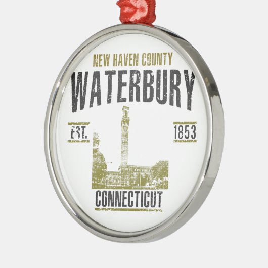 Wasserbury Silbernes Ornament (Links)