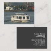 Wasserbus, Cardiff Bay Visitenkarte (Vorne/Hinten)