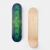 Wasserchinesisches Tiger-Skateboard Skateboard (Vorderseite)