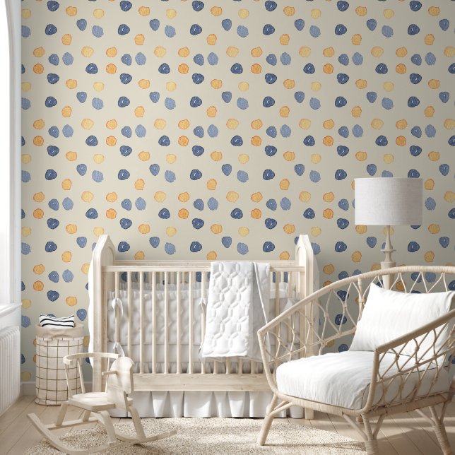 Wassercolor Boho Dot Abstrakt Tapete (Kinder)