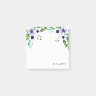 Wassercolor Bouquet Post-it Klebezettel