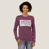 Wassercolor Bouquet Tri-Blend Shirt (Volle Vorderseite)