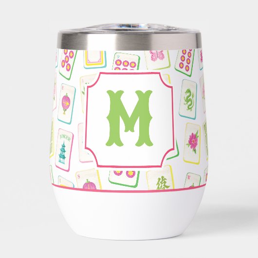 Wassercolor Bright Mahjong Tiles Monogram (Vorderseite)