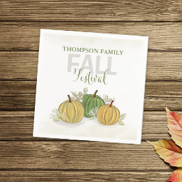 Wassercolor Einfache Pumpkin Glockentour Festival  Serviette