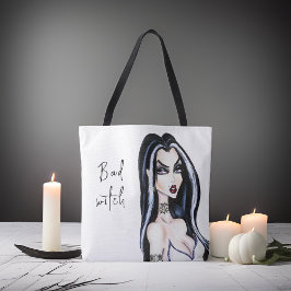 Wassercolor Gothic Bad Witch Halloween Tasche