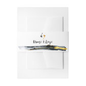 Wassercolor Koi Fish Wedding Einladungsbanderole (Vorderseite Beispiel)