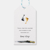 Wassercolor Koi Fish Wedding Geschenkanhänger (Vorderseite)