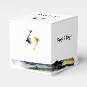 Wassercolor Koi Fish Wedding Geschenkschachtel (Vorderseite)