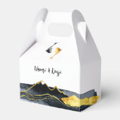 Wassercolor Koi Fish Wedding Geschenkschachtel (Vorderseite)