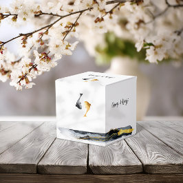 Wassercolor Koi Fish Wedding Geschenkschachtel