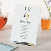 Wassercolor Koi Fish Wedding Sockelschild (In Situ)